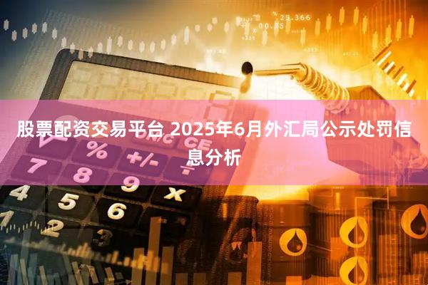股票配资交易平台 2025年6月外汇局公示处罚信息分析
